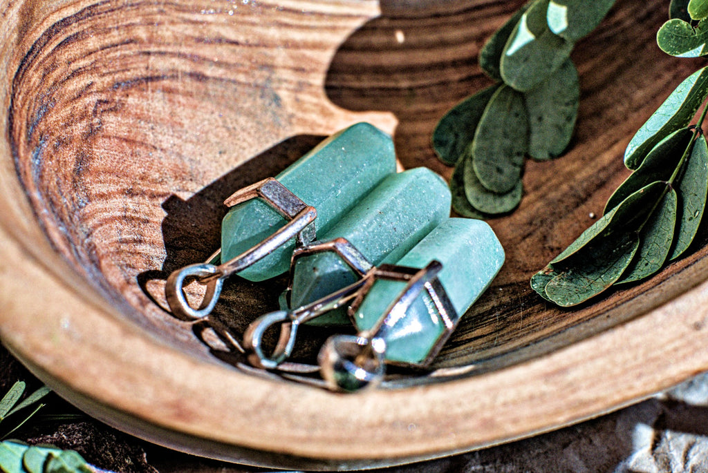 Assorted Hexagonal Gemstone -Pendants
