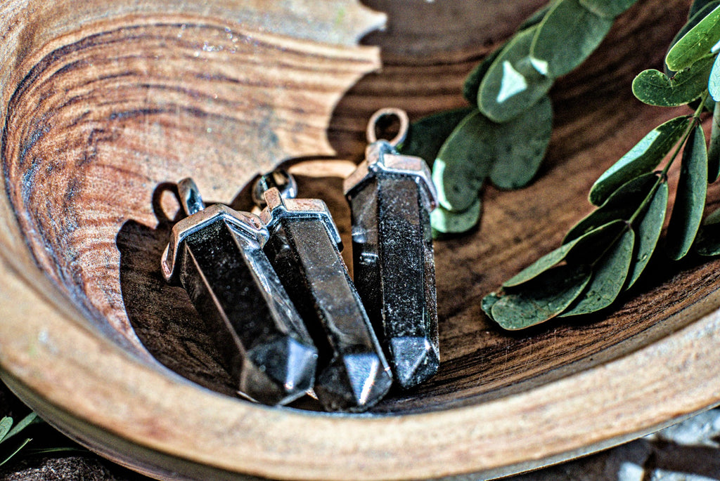 Assorted Hexagonal Gemstone -Pendants
