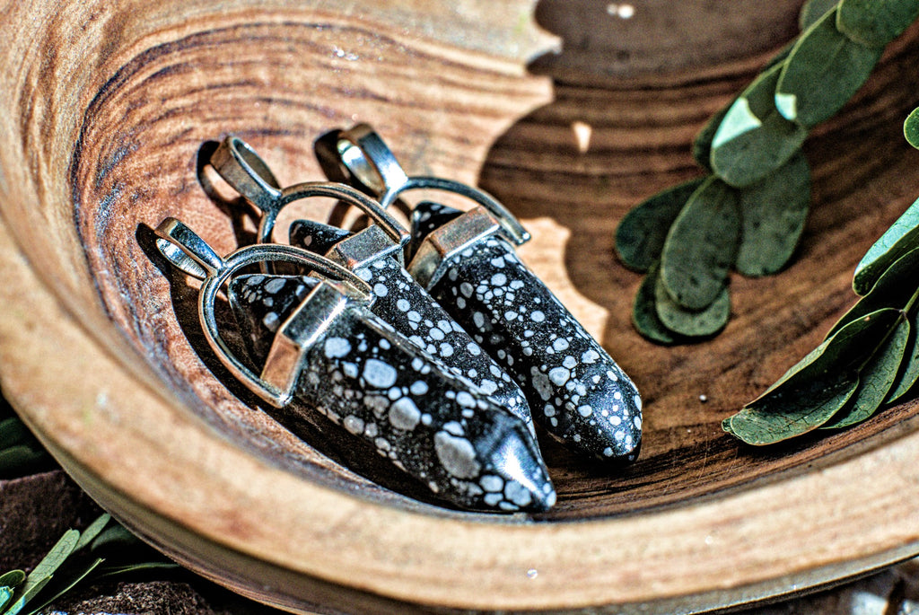 Assorted Hexagonal Gemstone -Pendants
