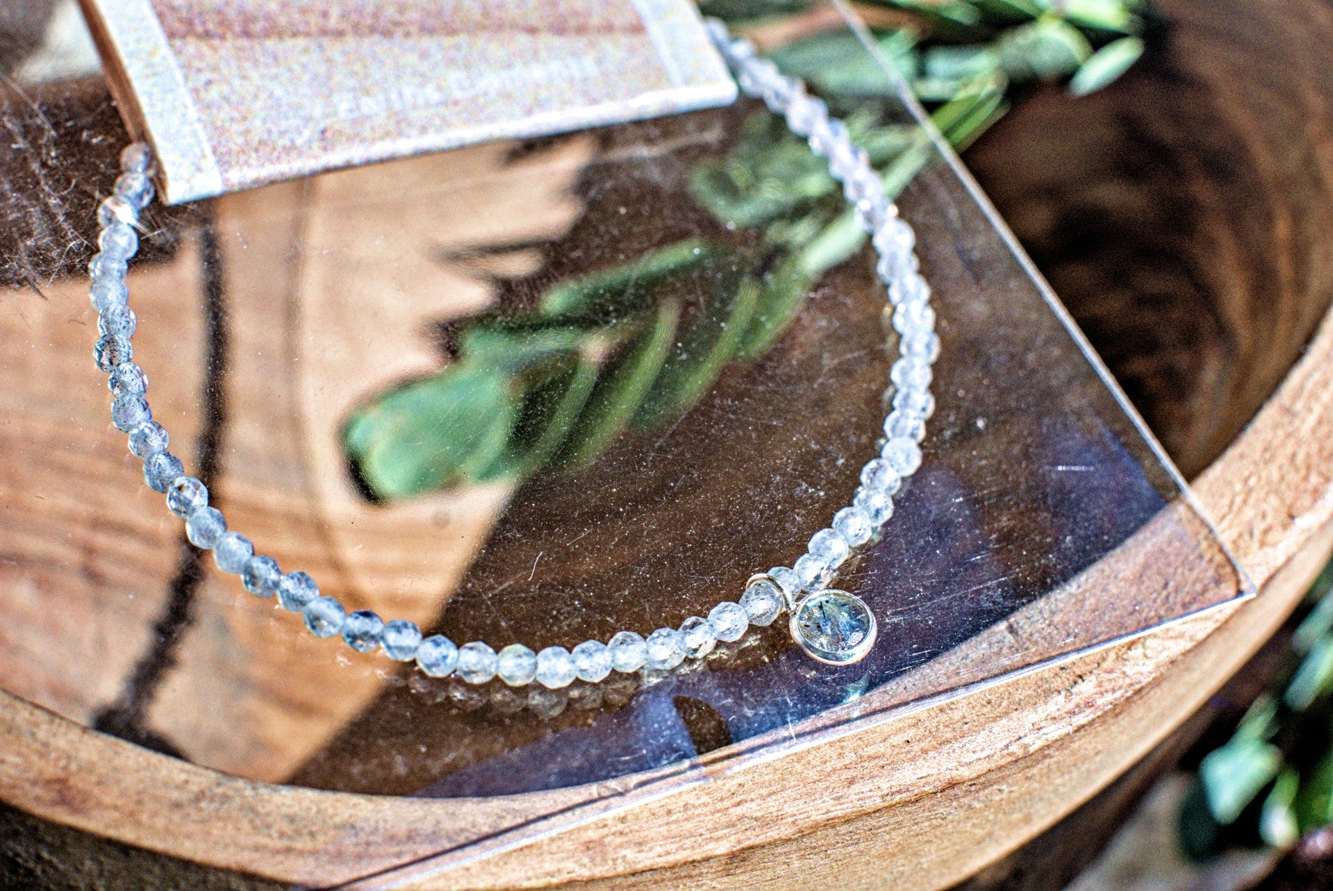 Aquamarine -Charmed Bracelet