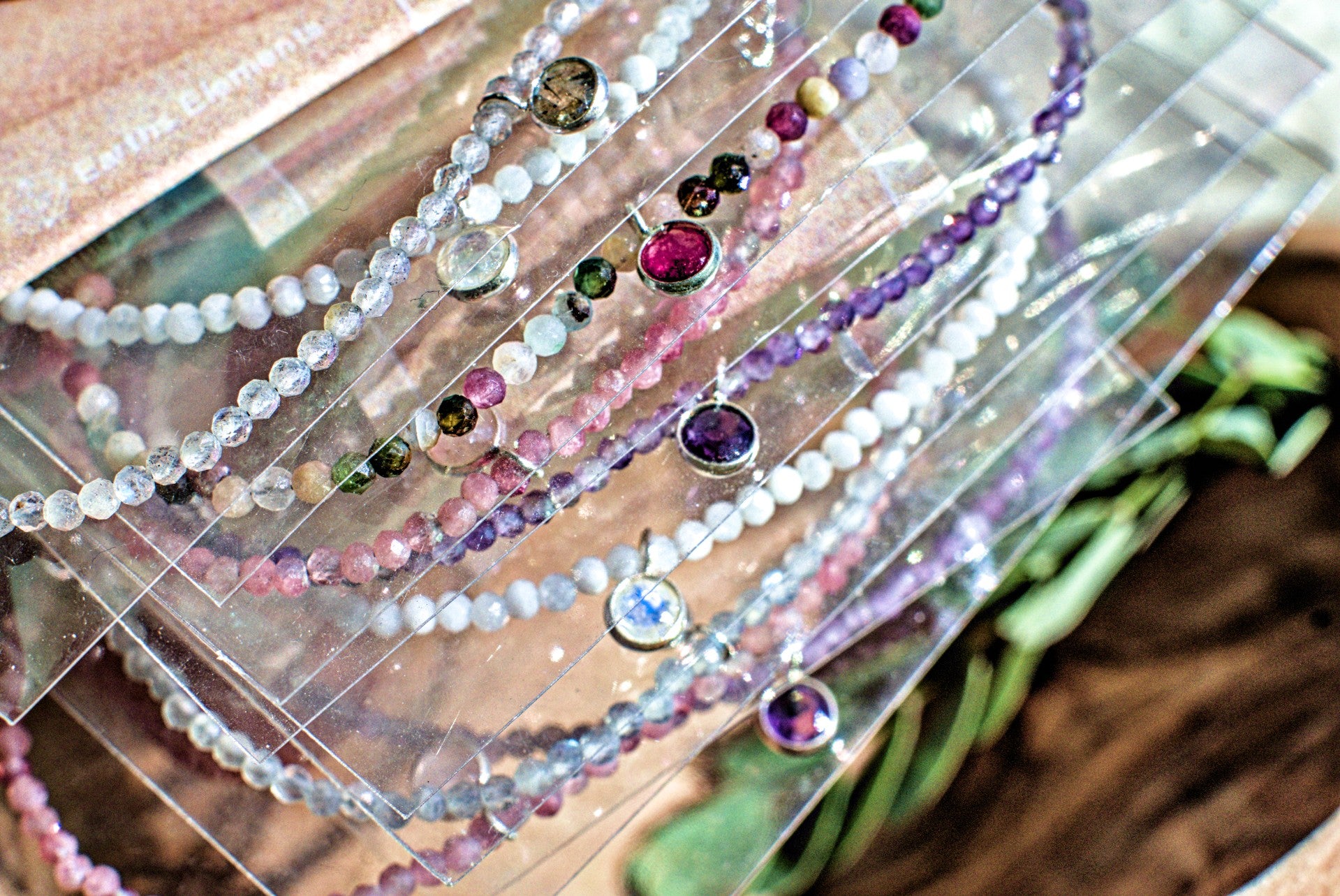 Assorted Charmed Crystal Bracelets