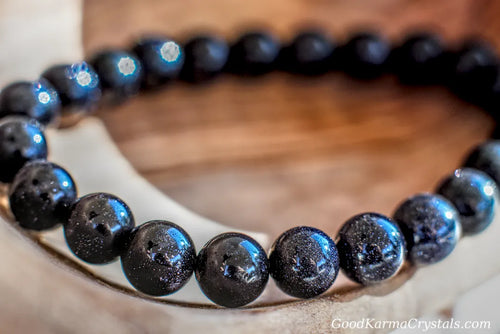 Blue Goldstone -8mm Bracelet