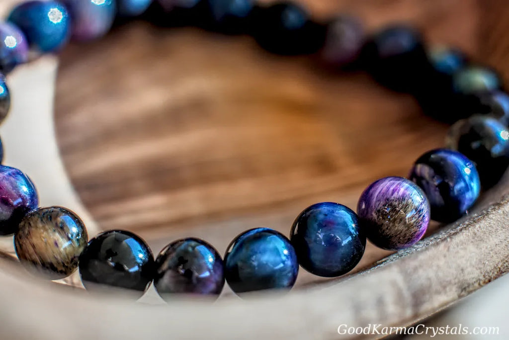Galaxy Tiger's Eye -8mm Bracelet