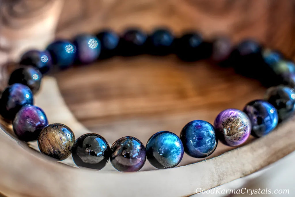 Galaxy Tiger's Eye -8mm Bracelet