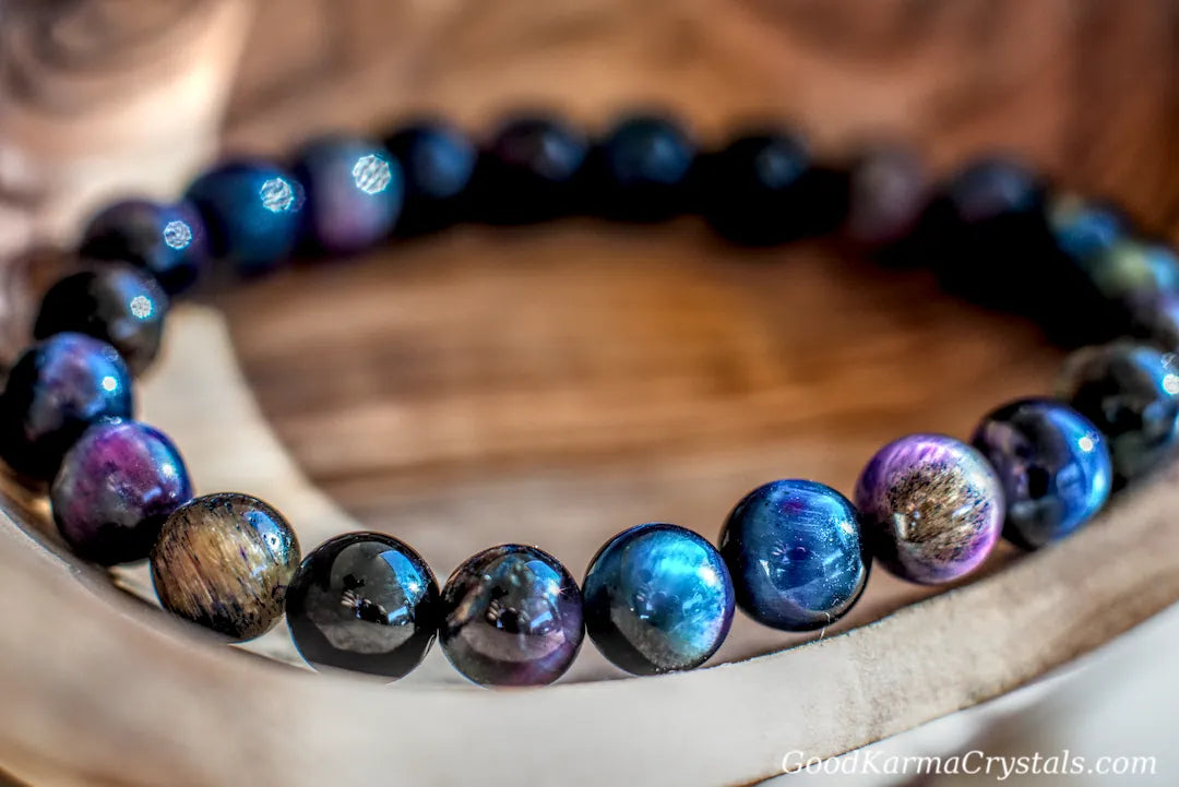 Galaxy Tiger's Eye -8mm Bracelet