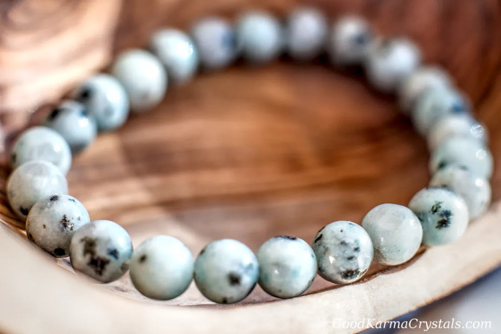 Kiwi Jasper -8mm Bracelet
