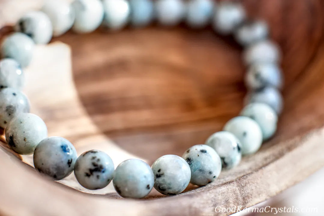 Kiwi Jasper -8mm Bracelet