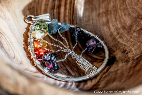 Chakra 7 Gemstone Tree Of Life