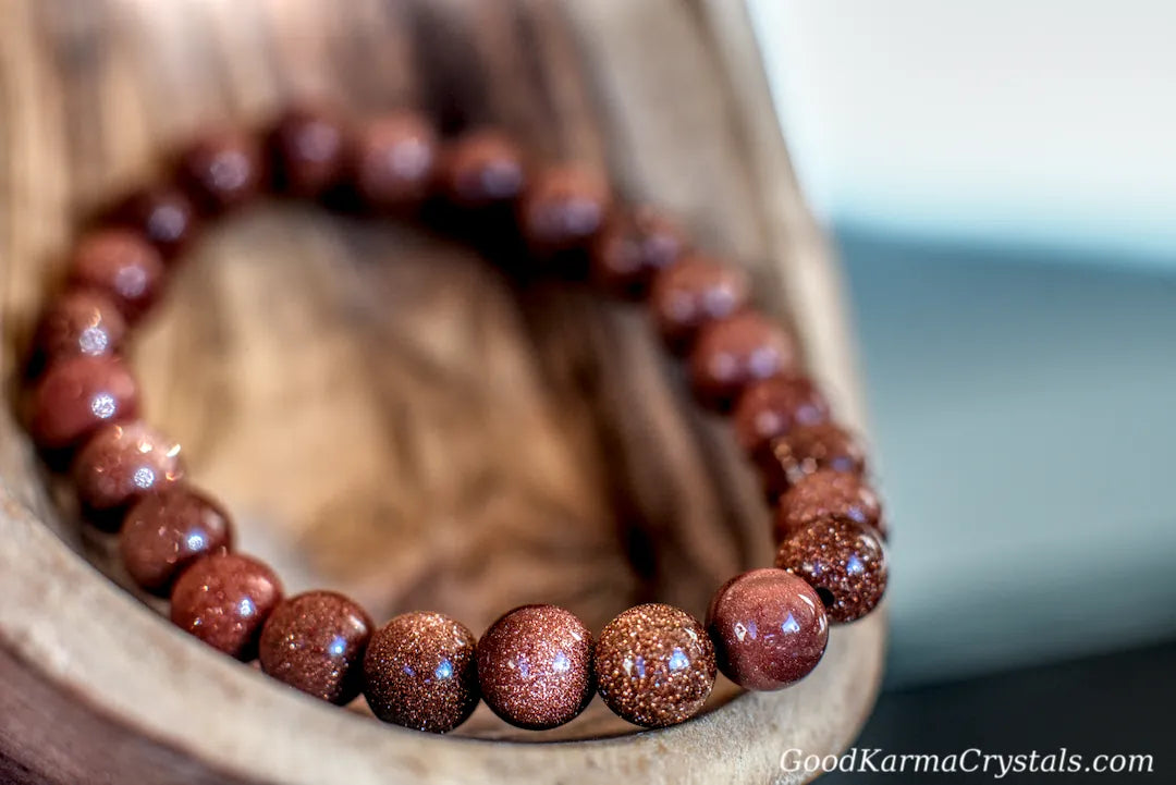 Gold Sandstone -8mm Bracelet