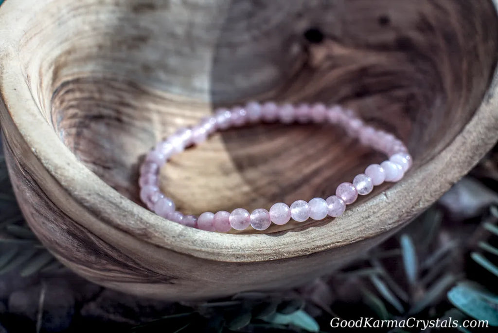 Rose Quartz -4mm Bracelet