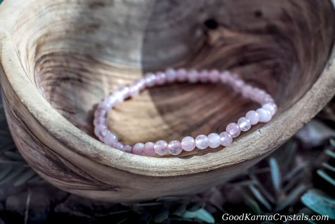 Rose Quartz -4mm Bracelet