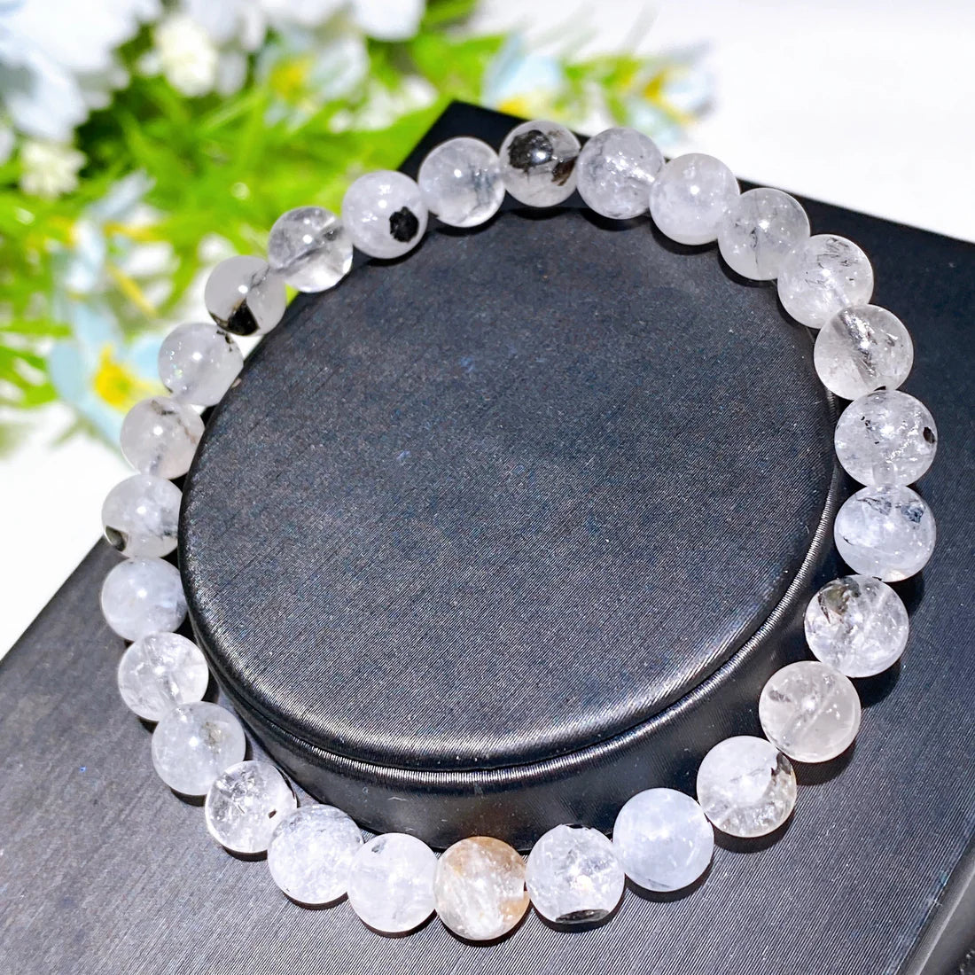 Herkimer Diamond - 7mm Bracelet