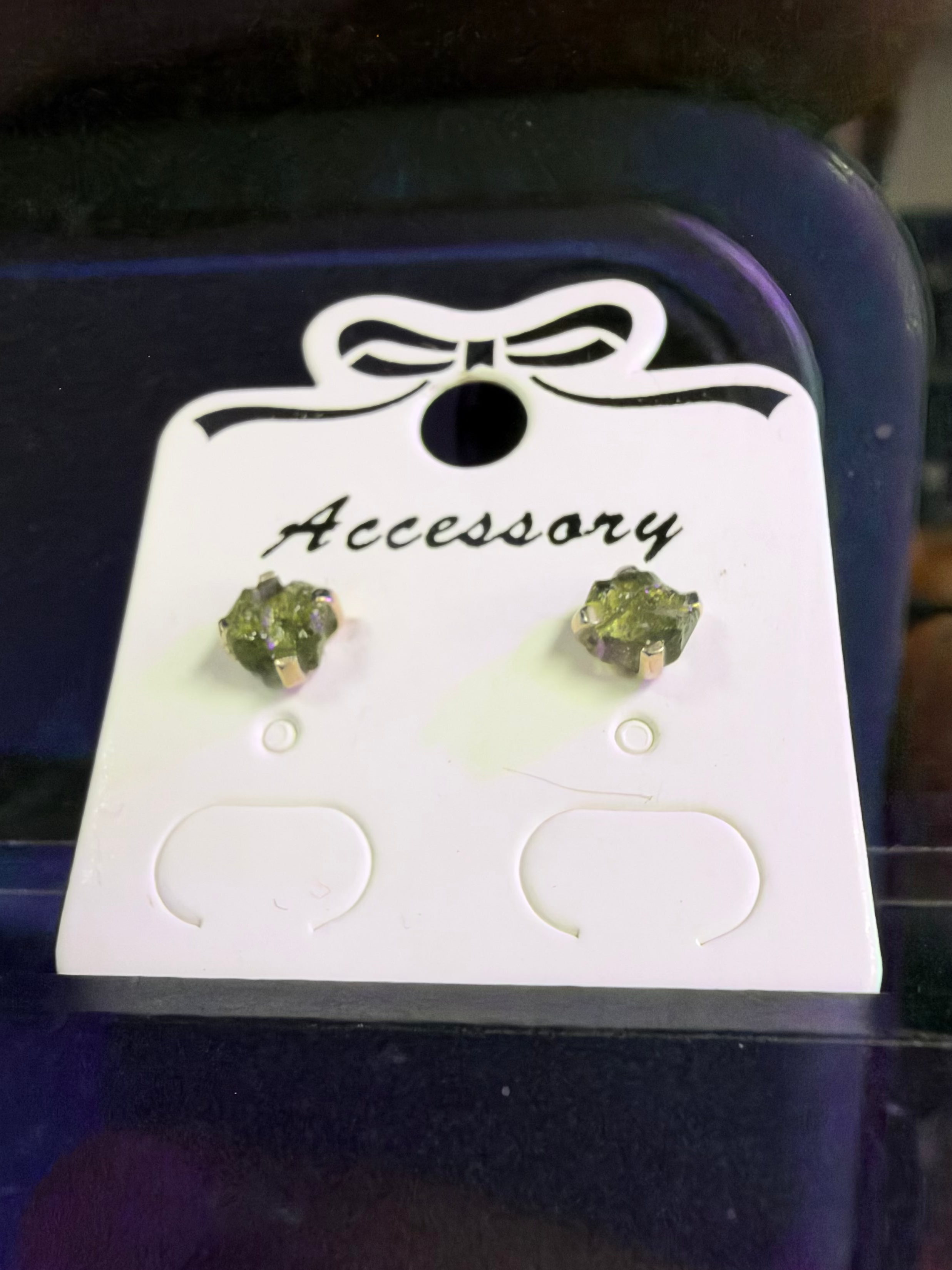 Moldavite Earrings