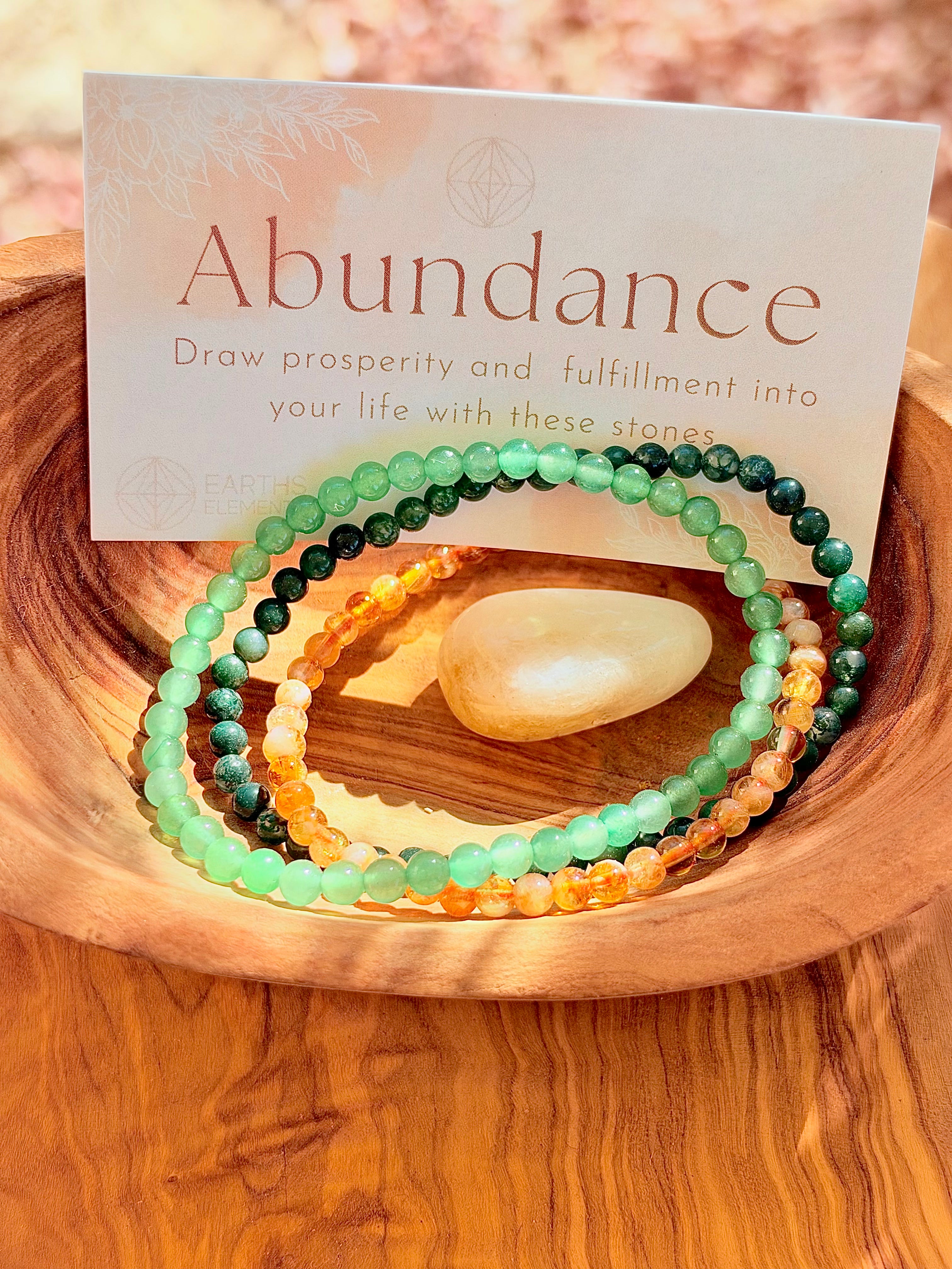 Intentions Kit - Abundance - 4mm Bracelet