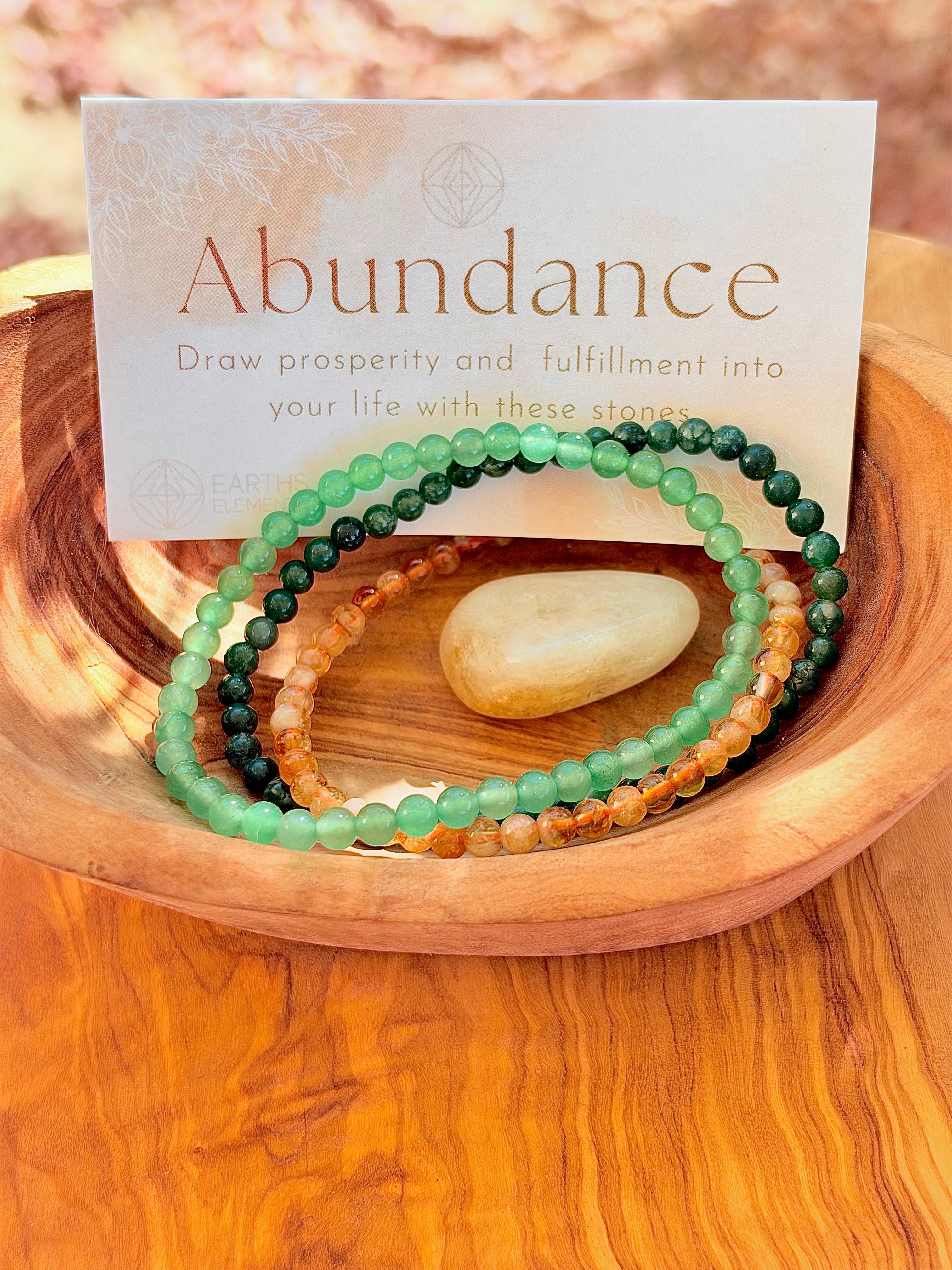 Intentions Kit - Abundance - 4mm Bracelet
