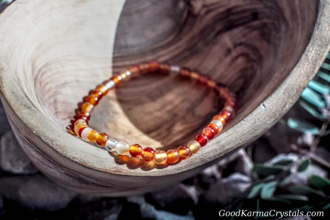 4MM CARNELIAN BRACELET image 0