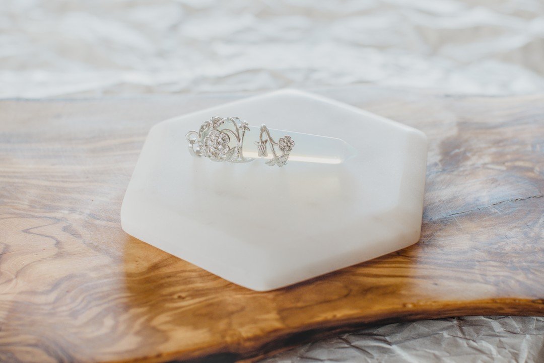 OPALITE W/WRAP HEX image 0