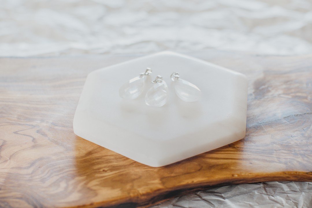 Clear Quartz Drop Pendent image 2