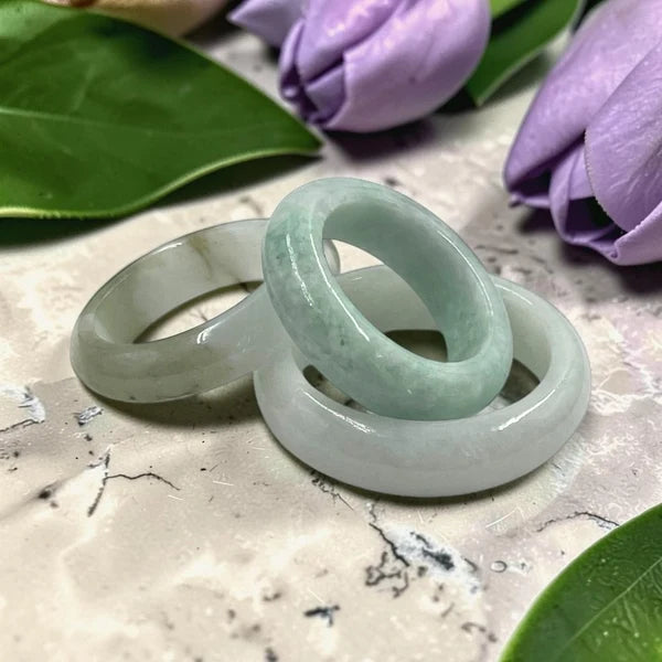 Burmese Jade Rings