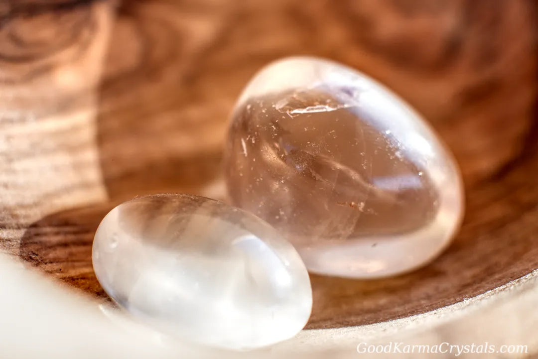 CLEAR QUARTZ POLISHED STONES image 0