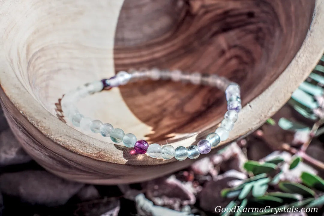 4MM FLUORITE BRACELET image 0