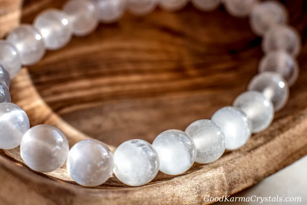8mm SELENITE BRACELET image 2