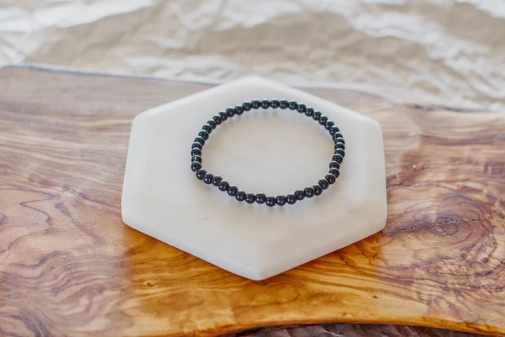 Obsidian Bracelet 4mm image 2