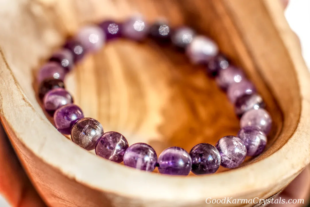 8mm AMETHYST BRACELET image 0
