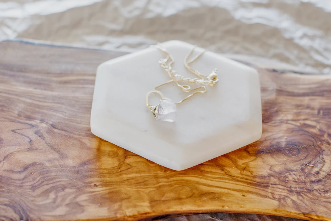 RAW ROSE QUARTZ HEART image 0