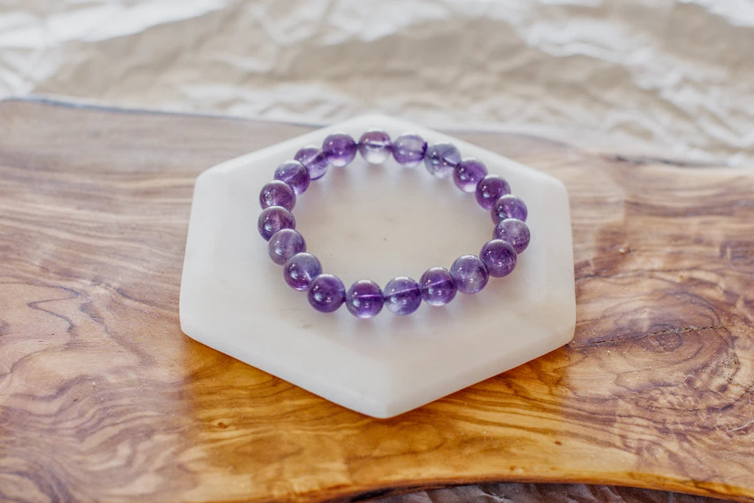 10mm AMETHYST BRACELET image 0