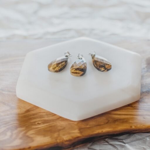 Tiger's Eye Drop Pendent