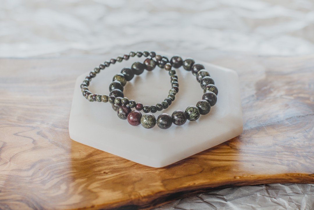 Dragon Bloodstone Bracelet