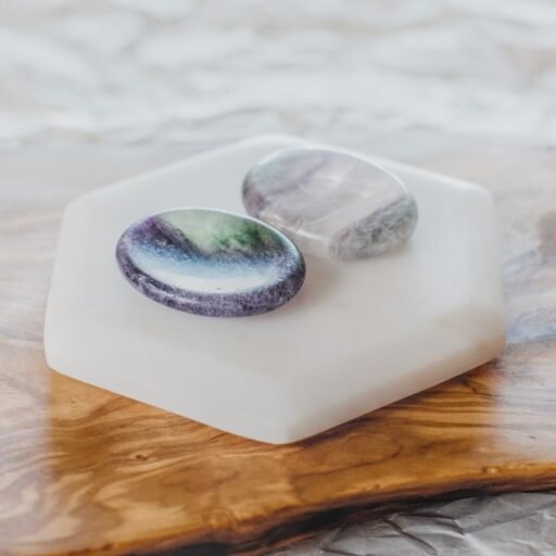 Fluorite Worry Stone