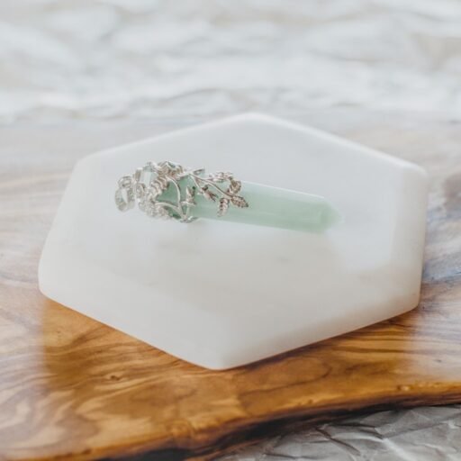 GREEN ADVENTURIN W/WRAP HEX