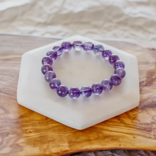 10mm Amethyst Bracelet