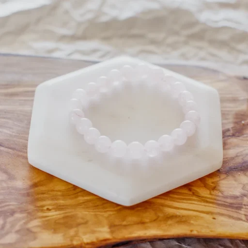 ROSE QUARTZ 8mm HAND BRACELET