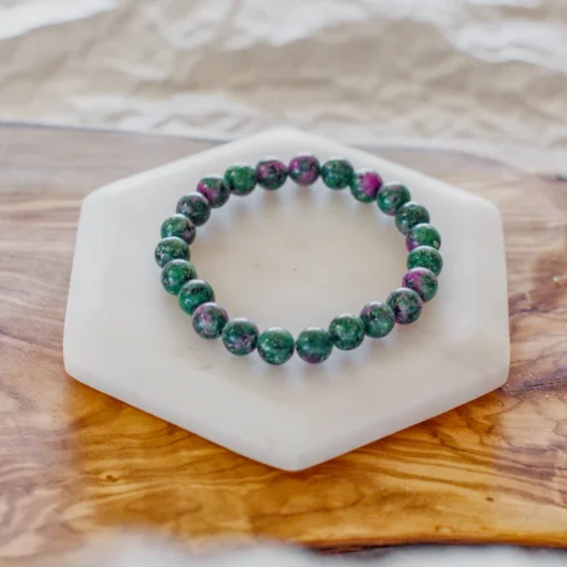 8mm RUBY ZOISITE BRACELET