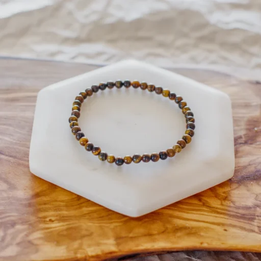 4mm Tigers Eye Bracelet