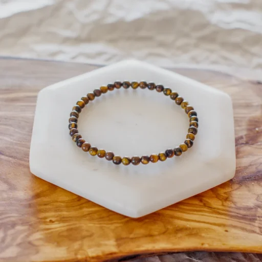 4mm Tigers Eye Bracelet