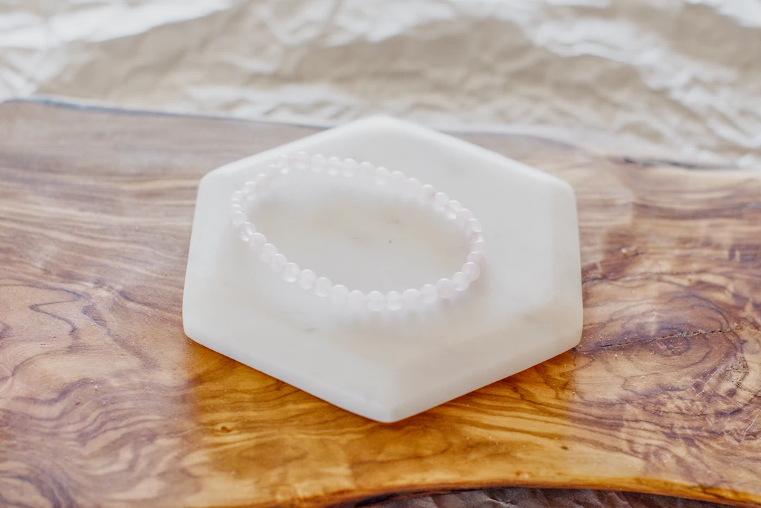 4mm Rose Quartz Bracelet