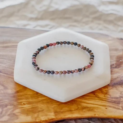 4mm Rhodonite Bracelet