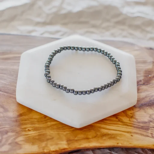4mm Hematite Bracelet
