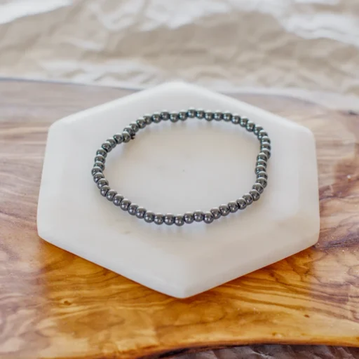 4mm Hematite Bracelet