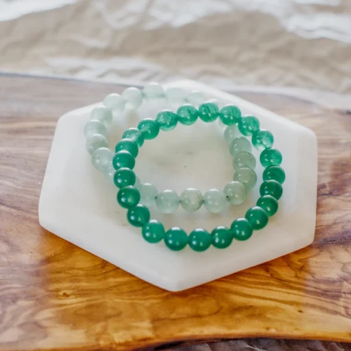 GREEN ADVENTURINE HAND BRACELET