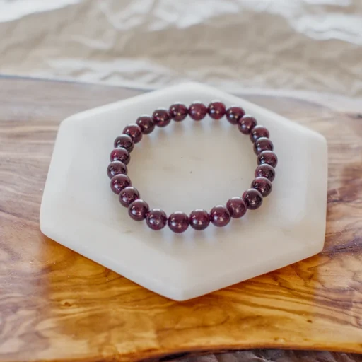 8mm Garnet Bracelet