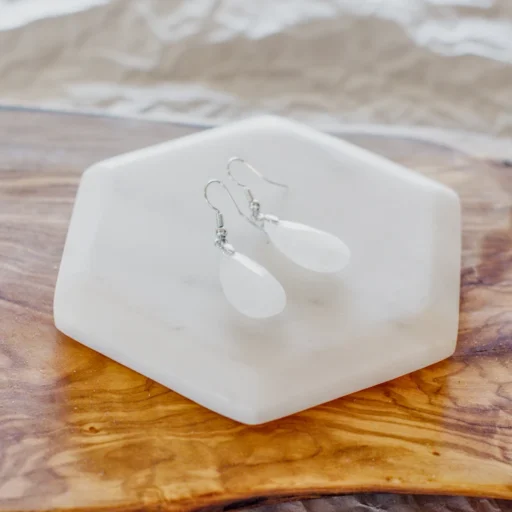 Quarts Faceted Earrings