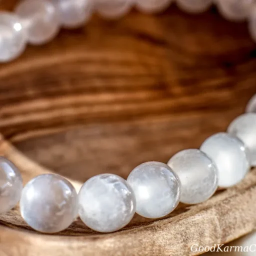 8mm SELENITE BRACELET