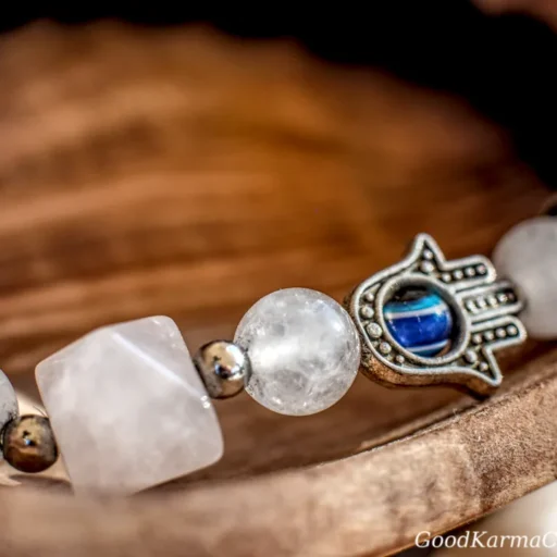 ROSE QUARTZ HAND BRACELET