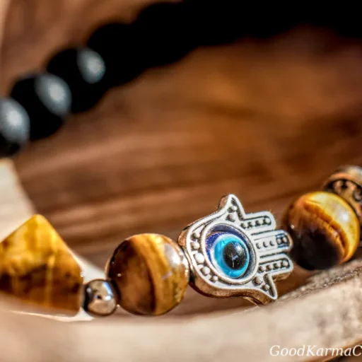 TIGER'S EYE HAND BRACELET
