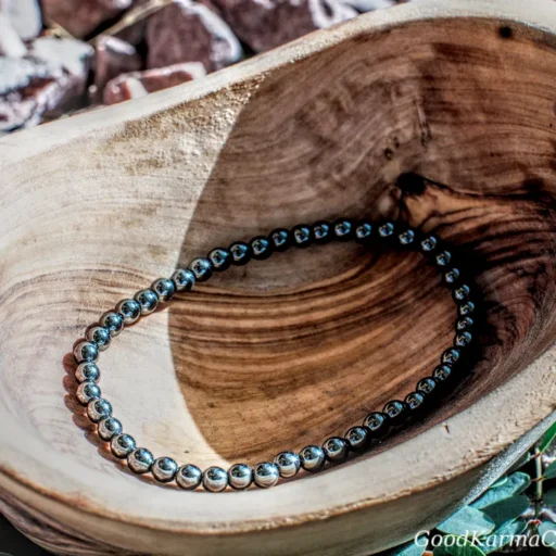 4MM HEMATITE BRACELET